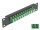 Delock 10  üvegszálas patch panel 12 portos LC Duplex zöld 1U fekete