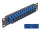 Delock 10  üvegszálas patch panel 12 portos SC Duplex kék 1U fekete