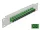 Delock 10  üvegszálas patch panel 12 portos SC Simplex zöld 1U szürke (66782)