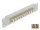 Delock 10  üvegszálas patch panel 12 portos LC Duplex bézs 1U szürke