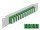 Delock 10  üvegszálas patch panel 12 portos LC Quad zöld 1U szürke