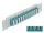 Delock 10  üvegszálas patch panel 12 portos LC Quad vízkék 1U szürke