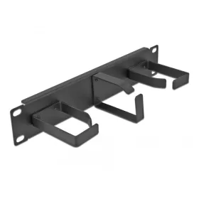   Delock 10  kábelkezelő menetpanel 3 fény hurokkal (2 db. horizontális, 1 db. vertikális irányultságú
