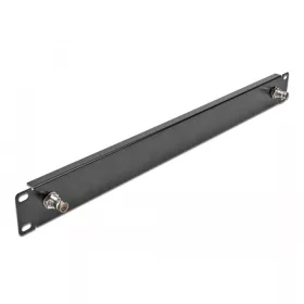 Delock 19  panel 2 x BNC anyával 1U fekete (66852)