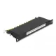 Delock 10  patch panel 8 porttal Cat.6A 0,5U fekete