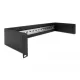 Delock 19” DIN sin panel 2U fekete (66884)