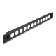 Delock 19  D-típusú patch panel 12 porttal eszköz nélkül szerelhető fekete (66900)