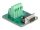 Delock D-Sub 9 tűs apa - Terminal Block DIN sínhez (66907)