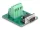 Delock D-Sub 9 tűs apa - Terminal Block DIN sínhez (66907)