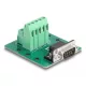 Delock D-Sub 9 tűs apa - Terminal Block DIN sínhez (66907)
