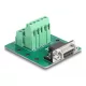 Delock D-Sub 9 tűs anya - Terminal Block DIN sínhez (66908)