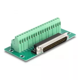   Delock D-Sub 37 tűs apa - Terminal Block DIN sínhez (66913)