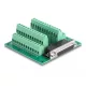 Delock D-Sub HD 44 tűs anya - Terminal Block DIN sínhez (66916)