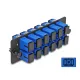 Delock Üvegszálas Adapter Panel SC Simplex UPC 12 Port kék (66925)