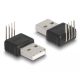 Delock Adapter A-típusú USB 2.0 apa 4 tű 90  szögben hajlítva (66951)