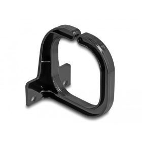   Delock Kábel kapocs 83 x 60 mm beszerelési lappal fekete színben