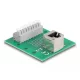 Delock RJ45 anya - Terminal block nyomógombbal hajlított DIN sínhez (66993)