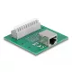 Delock RJ50 anya - Terminal block nyomógombbal DIN sínhez (67012)