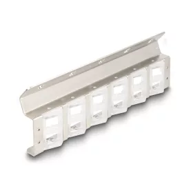   Delock Keystone tartó 12 portos 10  és 19  állványhoz és fali felszereléshez dönthető (67040)