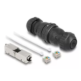   Delock Kábel csatlakoztató LSA - LSA Cat.6A IP68 por és vízhatlan fekete (67045)