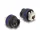 Delock RJ45 Cat.6A beépített csatlakozó fekete (67048)