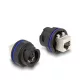 Delock RJ45 Cat.6A beépített csatlakozó fekete (67048)
