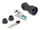 Delock RJ45 apa összeállítás Cat.6A átvezető csatolóval IP68 por és vízhatlan fekete (67049)