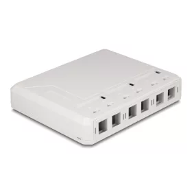   Delock Keystone felületre szerelt doboz 6 porttal fehér (67052)