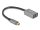 Delock Külső USB Type-C  csatlakozójú hangkártya 2 x 3,5 mm sztereo jack Plug & Play audio adapterrel (67071)