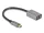 Delock Külső USB Type-C  csatlakozójú hangkártya 2 x 3,5 mm sztereo jack Plug & Play audio adapterrel (67071)