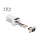 Delock D-Sub 9-tűs dugó   RJ12 anya összekötő adapter fehér (67073)