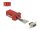 Delock D-Sub 9-tűs anya   RJ12 anya összekötő adapter piros (67079)