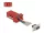 Delock D-Sub 9-tűs anya   RJ12 anya összekötő adapter piros (67079)