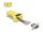 Delock D-Sub 9-tűs anya   RJ12 anya összekötő adapter sárga (67081)