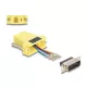 Delock D-Sub 15-tűs dugó   RJ12 anya összekötő adapter sárga (67086)