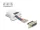 Delock D-Sub 15-tűs anya   RJ12 anya összekötő adapter fehér (67088)