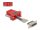 Delock D-Sub 15-tűs anya   RJ12 anya összekötő adapter piros (67089)