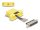 Delock D-Sub 25-tűs anya   RJ12 anya összekötő adapter sárga (67101)