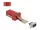 Delock D-Sub 9-tűs dugó   RJ45 anya összekötő adapter piros (67103)