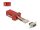 Delock D-Sub 9-tűs anya   RJ45 anya összekötő adapter piros (67106)
