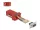 Delock D-Sub 9-tűs anya   RJ45 anya összekötő adapter piros (67106)