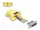 Delock D-Sub 15-tűs anya   RJ45 anya összekötő adapter sárga (67113)