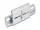 Delock Alumínium beépítő csipesz DIN sínhez 70,0 x 47,8 mm ezüst színű