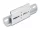 Delock Alumínium beépítő csipesz DIN sínhez 80,0 x 47,8 mm ezüst színű