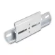 Delock Alumínium beépítő csipesz DIN sínhez 80,0 x 47,8 mm ezüst színű