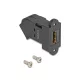Delock HDMI panel tartó anya - HDMI anya 45 -ban hajlított 8K 60 Hz fekete (67156)