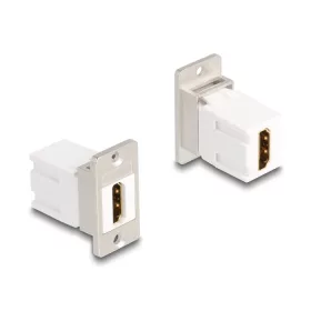   Delock Panel tartó Keystone modul HDMI anya - anya 8K 60 Hz kúpos (67166)