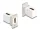 Delock Panel tartó Keystone modul HDMI anya - anya 90 -ban hajlított 8K 60 Hz kúpos (67167)