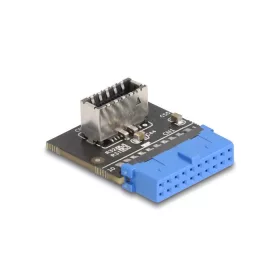   Delock USB 5 Gbps Adapter tűfejes anya   külső E-típusú, A kulcs USB anya hajlított (67174)