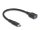 Delock USB 10 Gbps Adapter USB Type-C  apa   A-típusú anya 19 cm 60 W QC 3.0 fekete (67179)